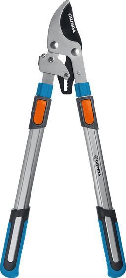 GRINDA TX-980, 645 - 885 мм, высокоуглеродистая сталь, закаленные лезвия, храповый механизм, телескопический, плоскостной сучкорез, PROLine (424515) - 1