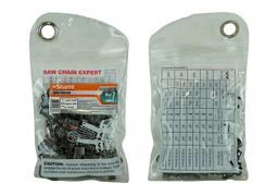 SC32515CRT-76 Цепь 76 звеньев, паз 0,058", шаг 0,325", КРУГЛ.ХРОМИРОВАННЫЙ, КАЛЕНЫЙ зуб, Sturm! - 3