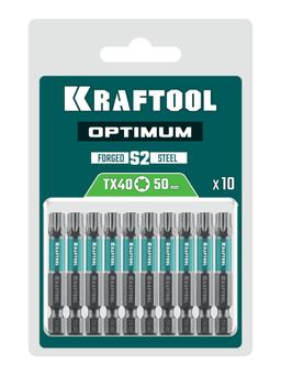 KRAFTOOL OPTIMUM TX 40, 50 мм, 10 шт, биты (26126-40-50-10) - 2
