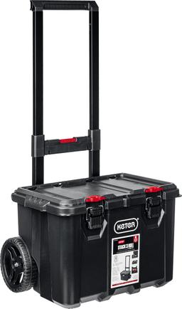 KETER STACKNROLL, 525 х 411 х 560 мм, (21"), пластиковый ящик-тележка на колесах (38397) - 1