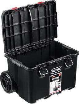 KETER STACKNROLL, 525 х 411 х 560 мм, (21"), пластиковый ящик-тележка на колесах (38397) - 4