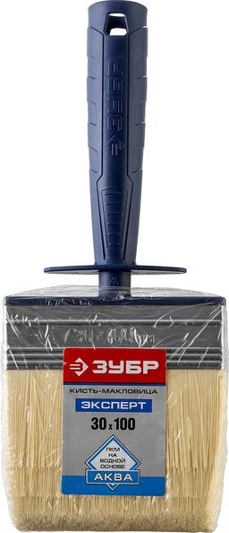 ЗУБР АКВА, 3 х 10 см, искусственная щетина, пластмассовый корпус, для воднодисперсионных и акриловых ЛКМ, макловица (01817-10) - 2