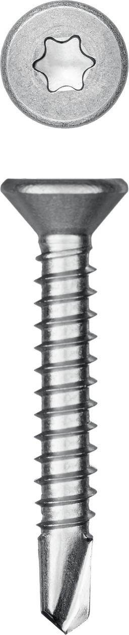 KRAFTOOL DS-C, 32 х 4.8 мм, А2, сверло, потайная головка, ТХ25, 250 шт, саморез нержавеющий (300932-48-032) - 1
