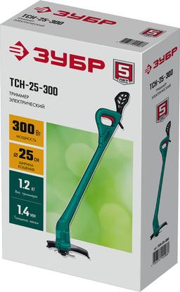 ЗУБР 300 Вт, ш/с 25 см, сетевой триммер (ТСН-25-300) - 3