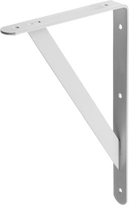 STAYER 300 х 200 х 30 х 4 мм, белый, усиленный уголок-кронштейн (37422-1) - 1