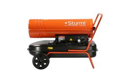 DKH30 Дизельная тепловая пушка Sturm!, 30кВт, 640 м3/час, потребл 2.32л/ч, бак 35л, колеса - 12