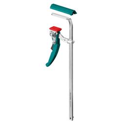 KRAFTOOL KRAFTFLEX, KLT-300, 300/60 мм, универсальная, цельнокованая, рычажная, быстрозажимная, в T-track струбцина (32331-300) - 1