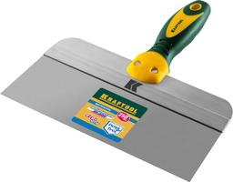 KRAFTOOL 250 мм, широкое полотно, алюминиевая направляющая, двухкомпонентная ручка, нержавеющий, фасадный шпатель (10036-250) - 2