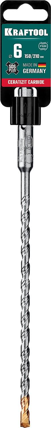 KRAFTOOL Cerazit Carbide, 6 х 210 мм, SDS-plus бур (29320-210-06) - 2