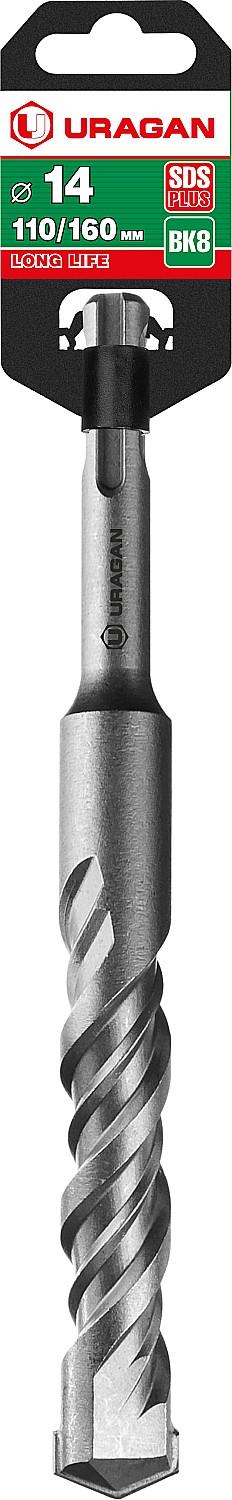 URAGAN 14 х 160 мм, SDS-plus бур (29311-160-14) - 2