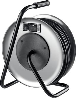 STAYER  PRO-325, КГ, 3 х 2.5 мм2, 30 м, 4000 Вт, IP44, силовой удлинитель на стальной катушке (55076-30) - 3