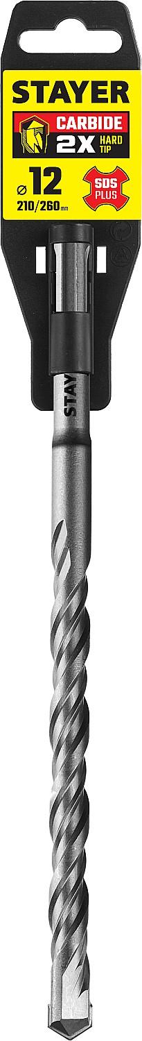 STAYER 12 x 260 мм, SDS-plus бур, Professional (2930-260-12) - 2