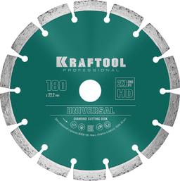 KRAFTOOL  Universal, 180 мм, (22.2 мм, 10 х 2.6мм), сегментный алмазный диск (36680-180) - 1