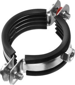ЗУБР 1 1/2", цинк, 8 шт, трубный хомут с гайкой (37850-47-52) - 1