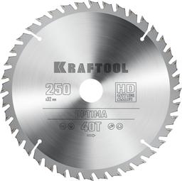 KRAFTOOL Optima, 250 х 32 мм, 40Т, пильный диск по дереву (36951-250-32) - 1