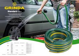 GRINDA STANDARD, 1/2", 15 м, 20 атм, трёхслойный, армированный, поливочный шланг (429000-1/2-15) - 3
