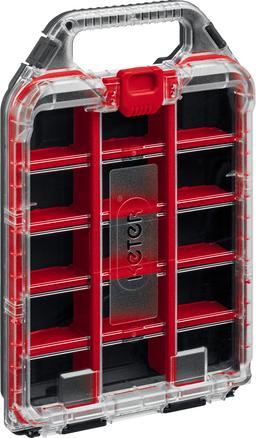 KETER STACKNROLL, 242 х 388 х 78 мм, (10"), пластиковый органайзер с 15 регулируемыми ячейками (38408) - 1