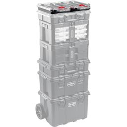 KETER STACKNROLL, 242 х 388 х 78 мм, (10"), пластиковый органайзер с 15 регулируемыми ячейками (38408) - 6
