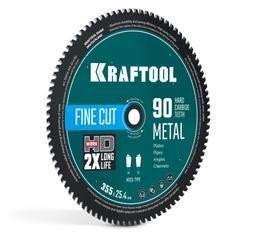 KRAFTOOL Metal Cut 355 х 25.4 мм, 90Т, диск пильный по металлу и стали (36954-355-25.4-90) - 1