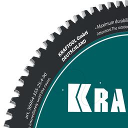 KRAFTOOL Metal Cut 355 х 25.4 мм, 90Т, диск пильный по металлу и стали (36954-355-25.4-90) - 3
