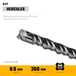 STAYER HERCULES-4Х 8x310 мм, SDS-plus бур (29290-310-08) - 3