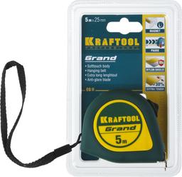 KRAFTOOL Grand, 5 м х 25 мм, рулетка (34022-05-25) - 2