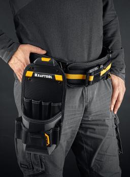KRAFTOOL KP-11 поясная сумка с быстросъёмным креплением FastClip, 170 х 360 мм (38777) - 7