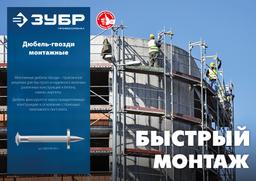 ЗУБР ДГМ, 50 x 4.5 мм, цинк, 1 кг, монтажный дюбель-гвоздь , Профессионал (3063-45-50-1) - 2
