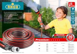 RACO PREMIUM, 1/2", 50 м, 40 атм, пятислойный, усиленный двумя слоями армирования, поливочный шланг (40300-1/2-50) - 3