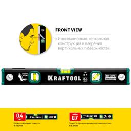 KRAFTOOL 400 мм, с зеркальным глазком, уровень (34781-40) - 4