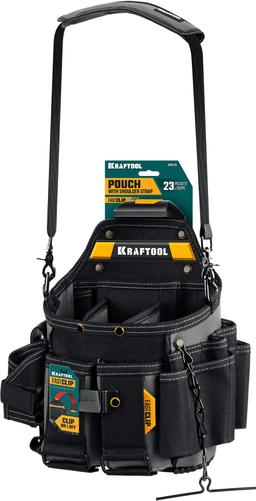 KRAFTOOL KPB-23 поясная сумка с быстросъёмным креплением FastClip, 290 х 310 мм (38766) - 5