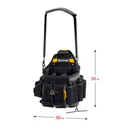 KRAFTOOL KPB-23 поясная сумка с быстросъёмным креплением FastClip, 290 х 310 мм (38766) - 9