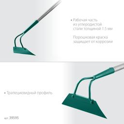GRINDA PH-215 ALU, 215 х 65 х 1465 мм, трапециевидный профиль, углеродистая сталь, антикор. покрытие, алюминиевый черенок, мотыга, PROLine (39595) - 4