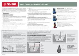 ЗУБР 800 Вт, дренажный насос с большим напором, корпус из нержавеющей стали, Профессионал (НПЧ-Т5-800-С) - 7
