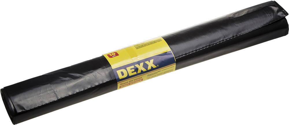 DEXX  180 л, 10 шт, особопрочные, черные, мусорные мешки (39151-180)