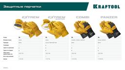 KRAFTOOL EXTREM WINTER, XL, утеплённые, от мех. воздействий, кожаные перчатки (1137-XL) - 6
