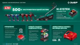 ЗУБР 20 В, 350 мм, 1 АКБ LMS (4 Ач), газонокосилка аккумуляторная бесщеточная (ГКЛ-2035-41) - 17