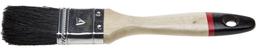 STAYER UNIVERSAL-EURO, 63 мм, 2.5", чёрная натуральная щетина, деревянная ручка, все виды ЛКМ, плоская кисть (01022-063) - 1