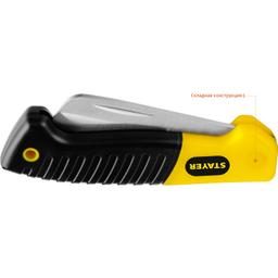 STAYER прямое лезвие, монтерский складной нож, Professional (45408) - 4