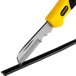 STAYER прямое лезвие, монтерский складной нож, Professional (45408) - 6