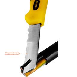 STAYER прямое лезвие, монтерский складной нож, Professional (45408) - 7