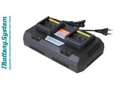 SBC1822 зарядное устройство Sturm! 1BatterySystem 18 В, 2 x 4 А для двух батарей - 1