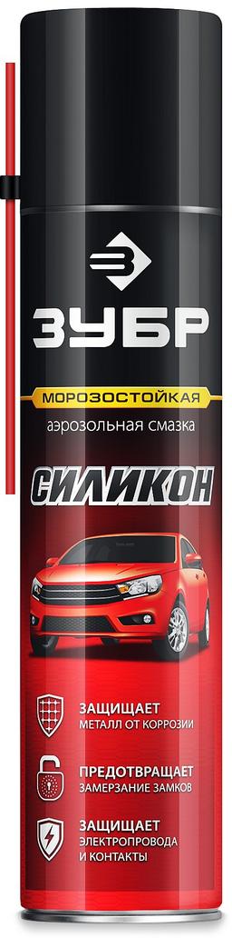 ЗУБР 400 мл, Силиконовая аэрозольная смазка, ПРОФЕССИОНАЛ (41444) - 1