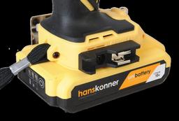 Аккумуляторный шуруповерт Hanskonner HCD1865BLI Unibattery - 11