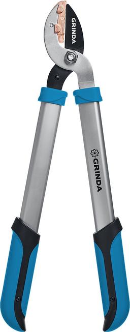 GRINDA PL-460A, длина 460 мм, лезвия из высокоуглеродистой закаленной стали, алюминиевые рукоятки, малый контактный сучкорез, PROLine (424516) - 1