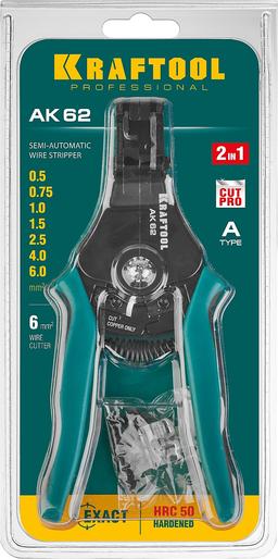KRAFTOOL АК-62, 0.5 - 6 мм2, полуавтоматический стриппер (22681) - 2