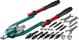 KRAFTOOL  Combo3-M12, 3 вида заклёпок, комбинированный складной заклепочник в кейсе (31182) - 1
