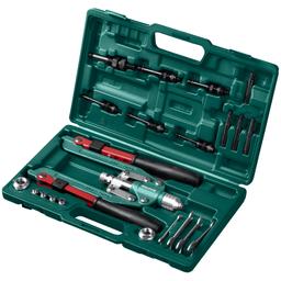 KRAFTOOL  Combo3-M12, 3 вида заклёпок, комбинированный складной заклепочник в кейсе (31182) - 7