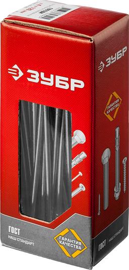ЗУБР ГОСТ 4028-63, 120 x 4 мм, цинк, 1 кг, строительные гвозди (305031-40-120) - 2