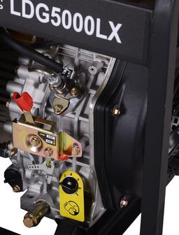 Электрогенератор дизельный LDG 5000LX Huter - 10